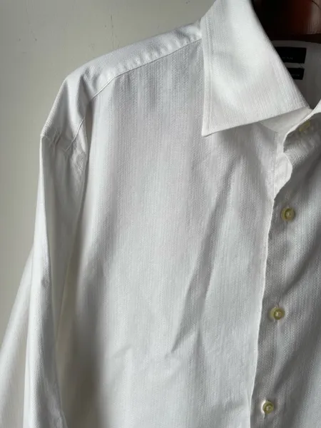 camisa branca zara man tam gg