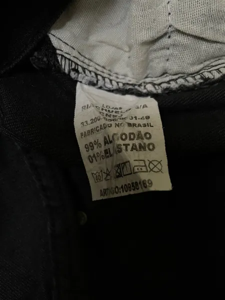 calça jeans pool preta skinny tam 40