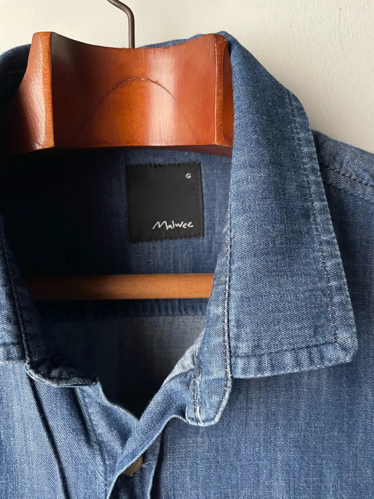 camisa jeans degrede tam g