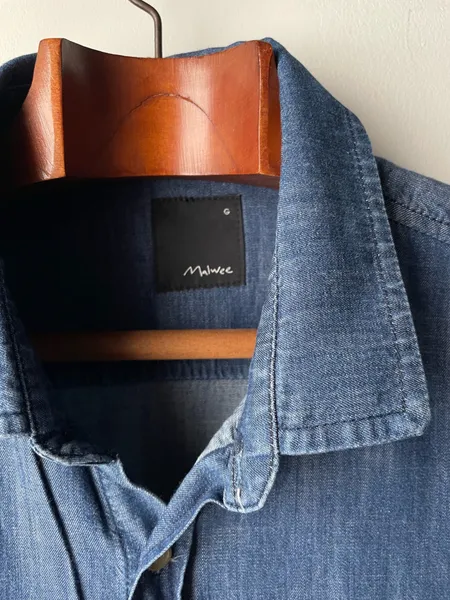 camisa jeans degrede tam g