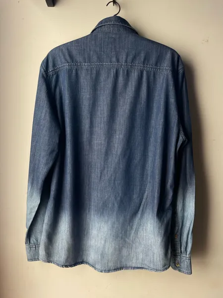 camisa jeans degrede tam g
