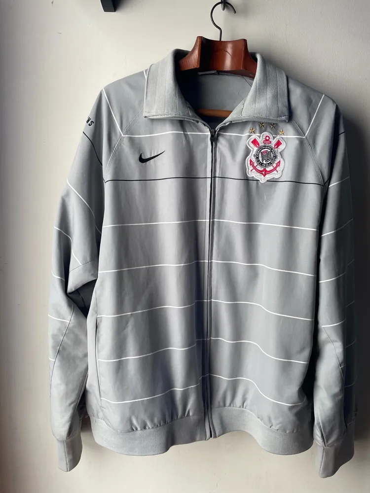 jaqueta treino oficial corinthians nike tam g