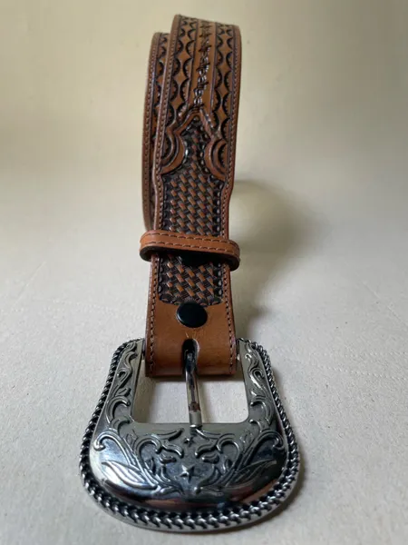 cinto cowboy couro legitmo tam 95
