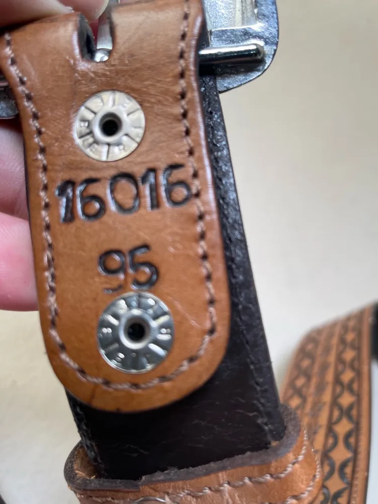cinto cowboy couro legitmo tam 95