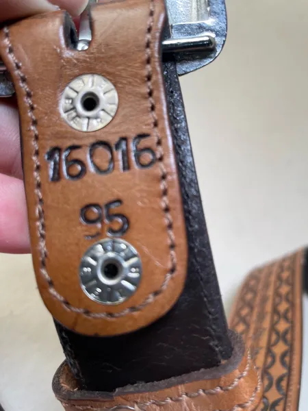 cinto cowboy couro legitmo tam 95