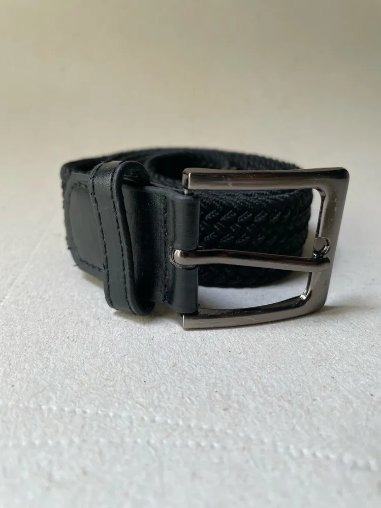 cinto elastico tresse preto