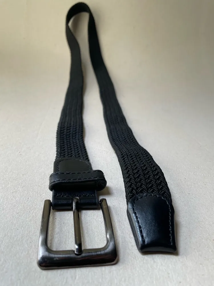 cinto elastico tresse preto