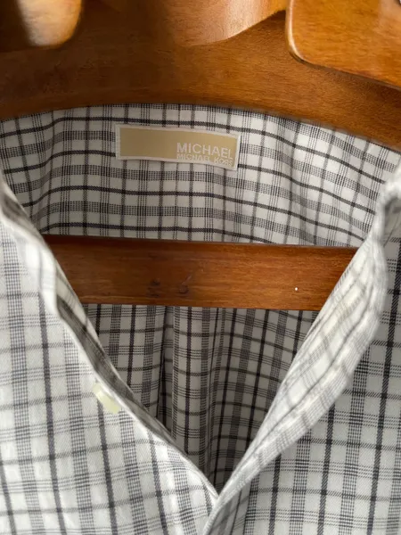 camisa michael korn xadrez tam gg
