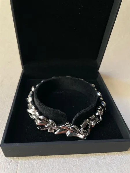 pulseira em prata legitima 925 dragão