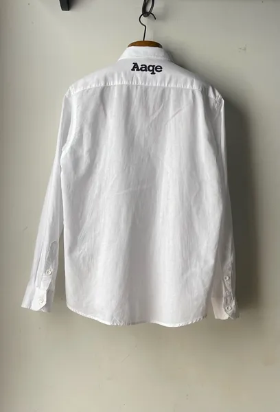 camisa masculina japonesa branca tam P/M