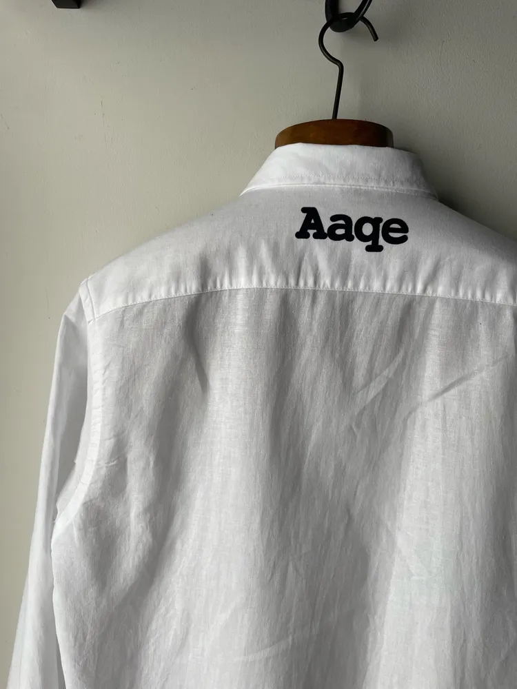 camisa masculina japonesa branca tam P/M