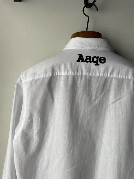 camisa masculina japonesa branca tam P/M