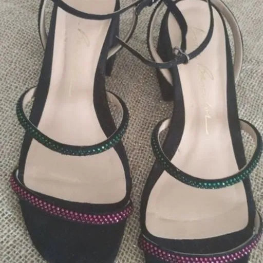 sandália colorida Luíza Barcelos 39