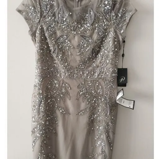 Vestido bordado, Adrianna Papell