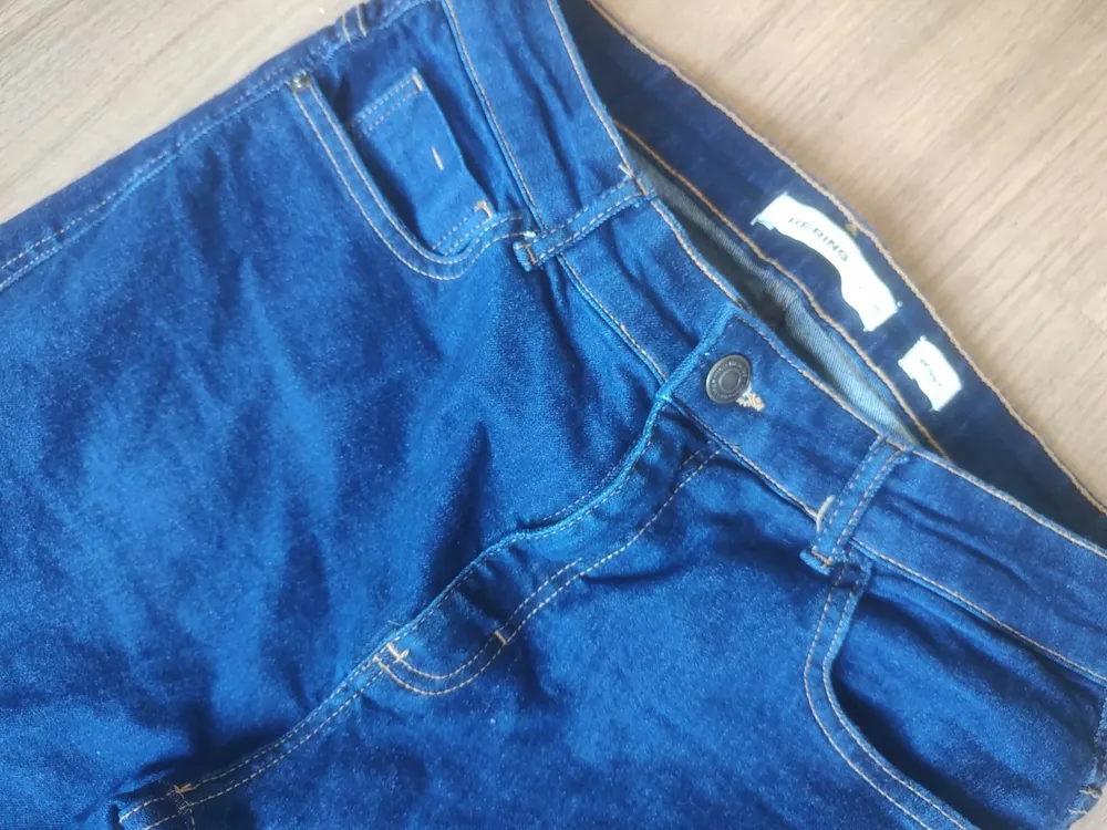 calca escura jeans Hering unisex