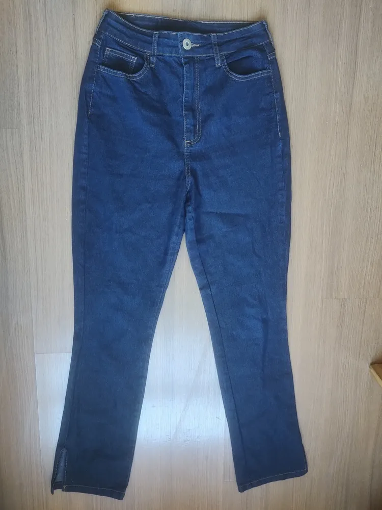 calca jeans escura colcci impecavel