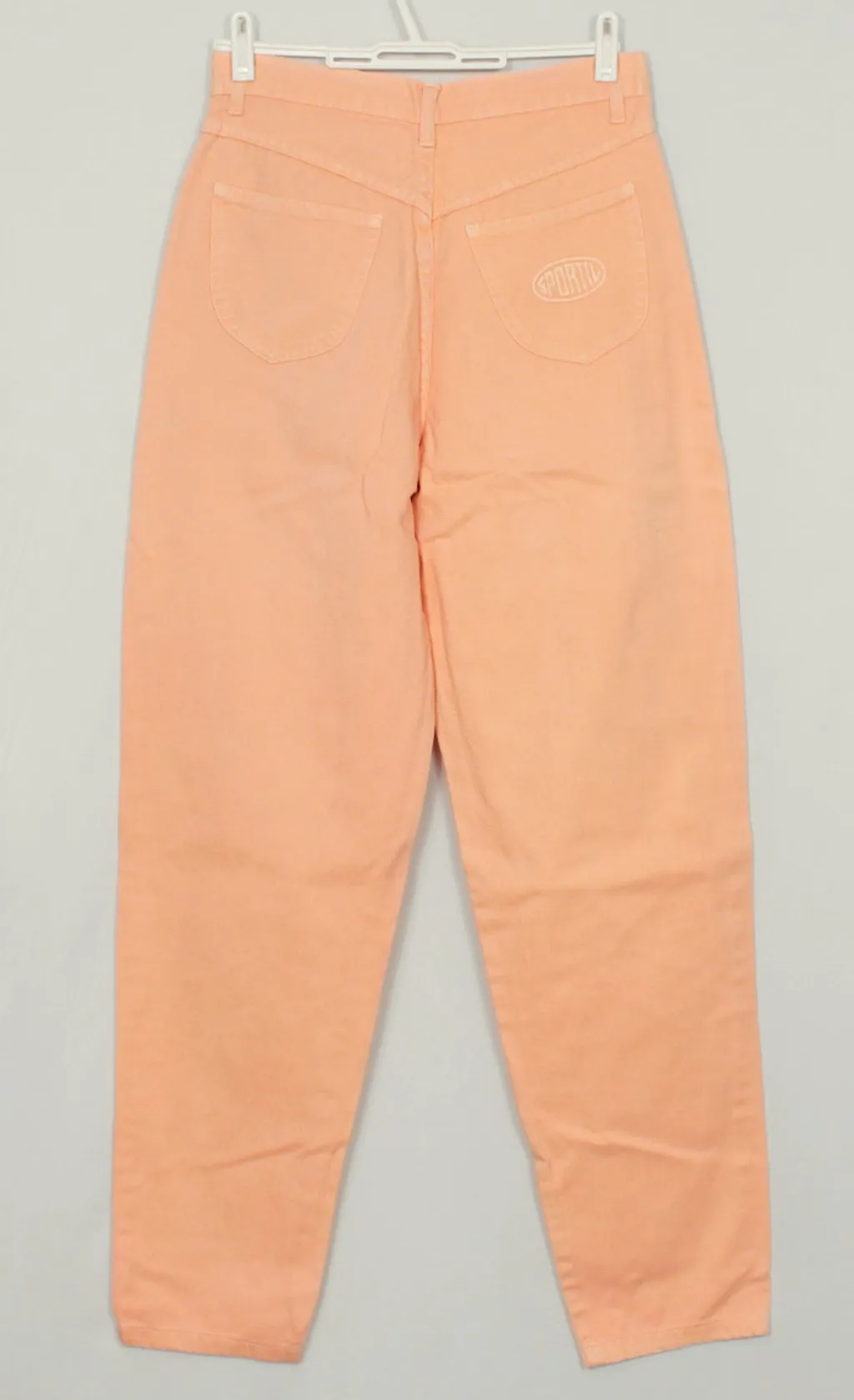 Calça jeans baggy salmão laranja vintage CGC -  Ref. 5335
