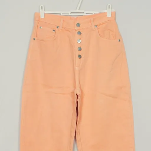 Calça jeans baggy salmão laranja vintage CGC -  Ref. 5335