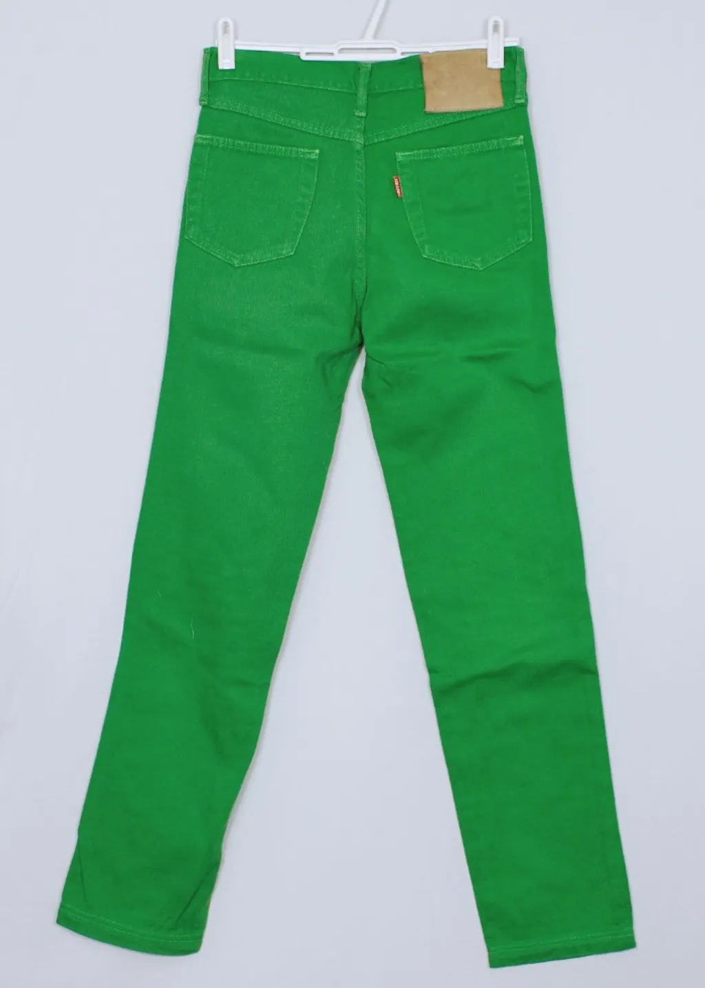 Calça jeans reta verde Vintage CGC - Veste 34 - Ref. 5367