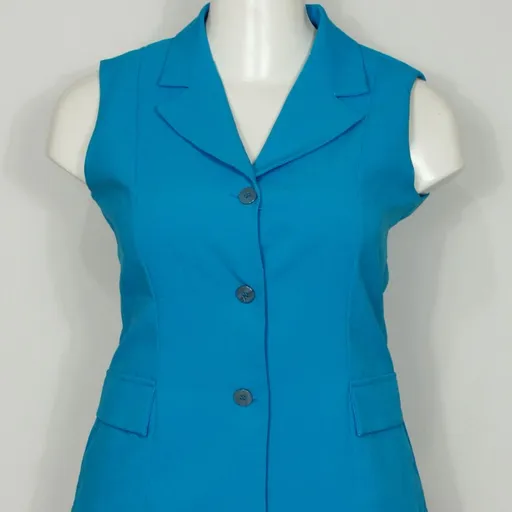 Colete social alfaiataria azul celeste - Veste G - Ref. 5379