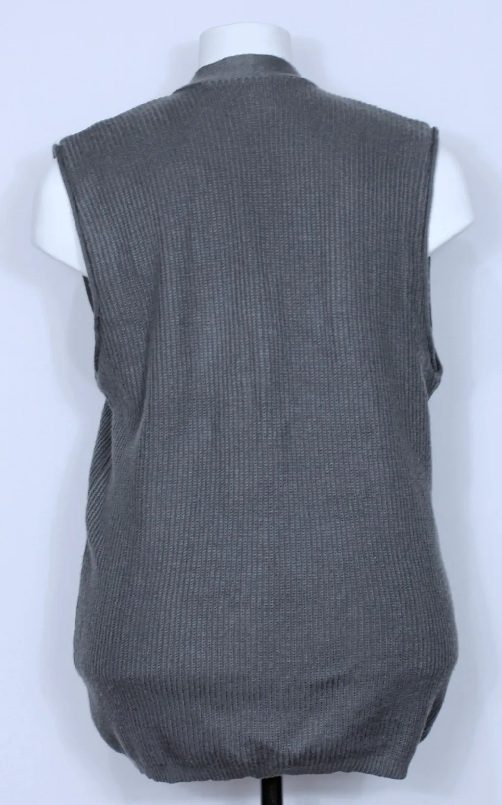 Colete tricot lã vintage plus size vintage CGC - Ref. 2317