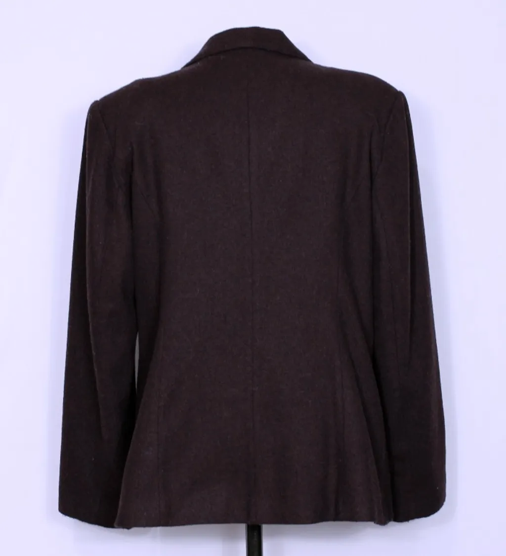 Casaco lã batida inverno leve roxo vintage CGC - Ref. 2283