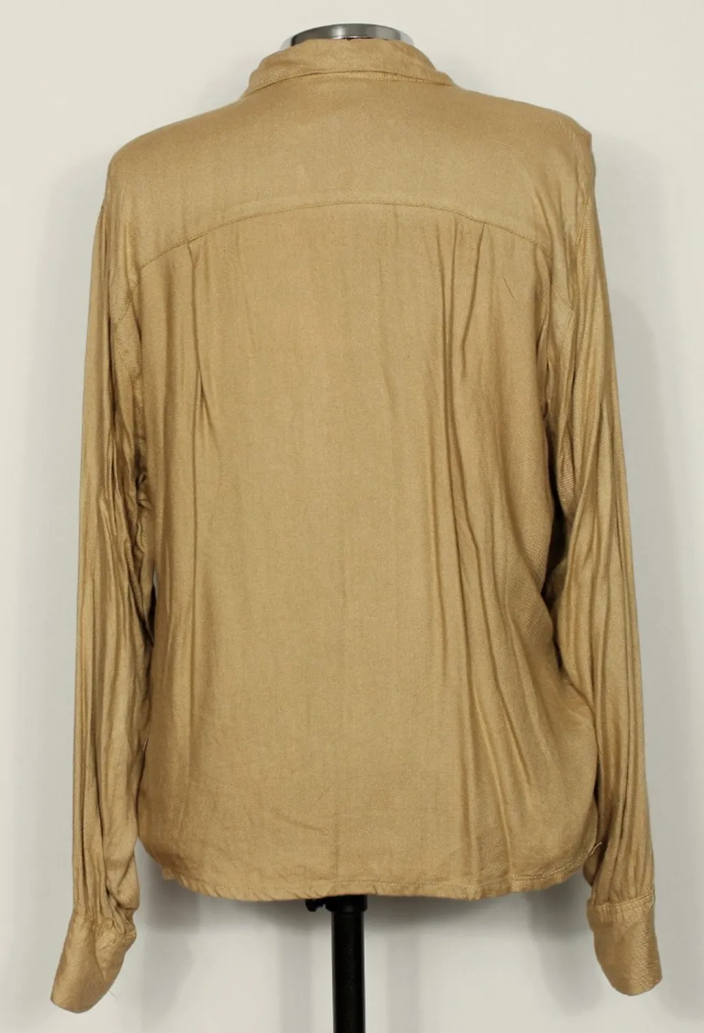 Camisa social bege caramelo vintage CGC -  Ref. 2352