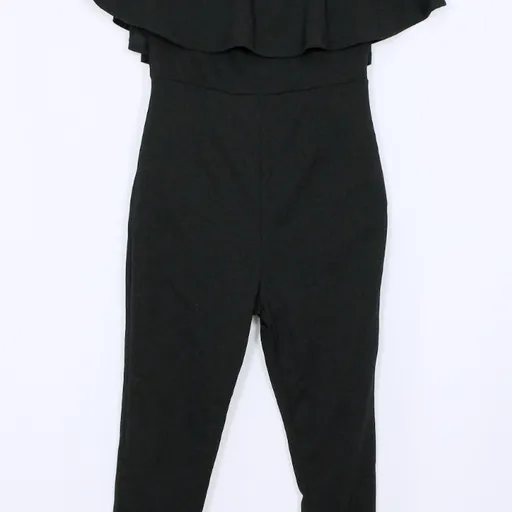 Macacão justo ciganinha preto - Veste PP - Ref. 5449