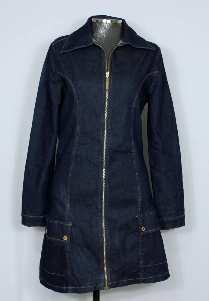 Vestido jeans feminino curto Lança Perfume capa - Ref. 5805