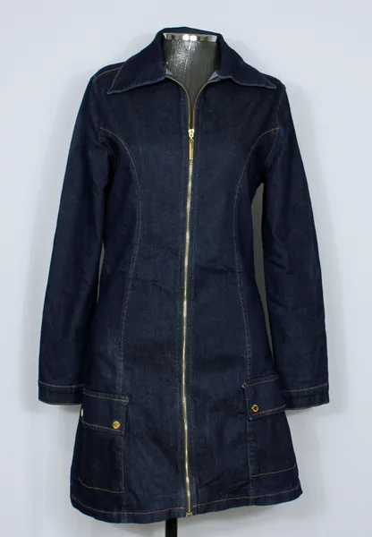 Vestido jeans feminino curto Lança Perfume capa - Ref. 5805