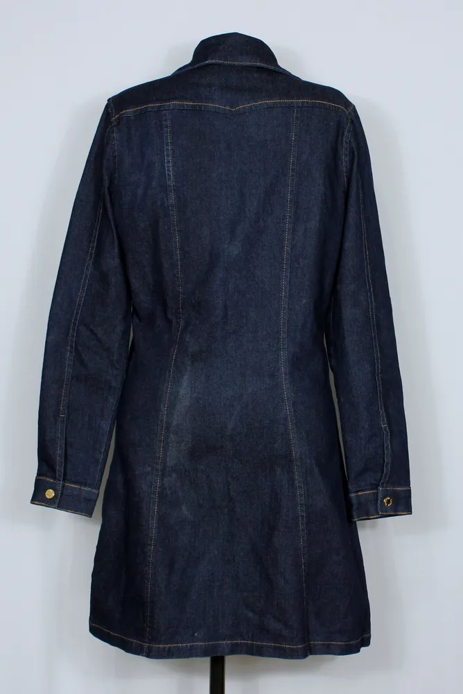 Vestido jeans feminino curto Lança Perfume capa - Ref. 5805