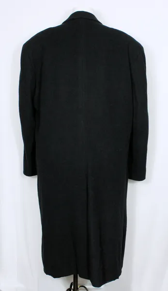 Sobretudo casaco masculino social lã batida preto -Ref. 5900