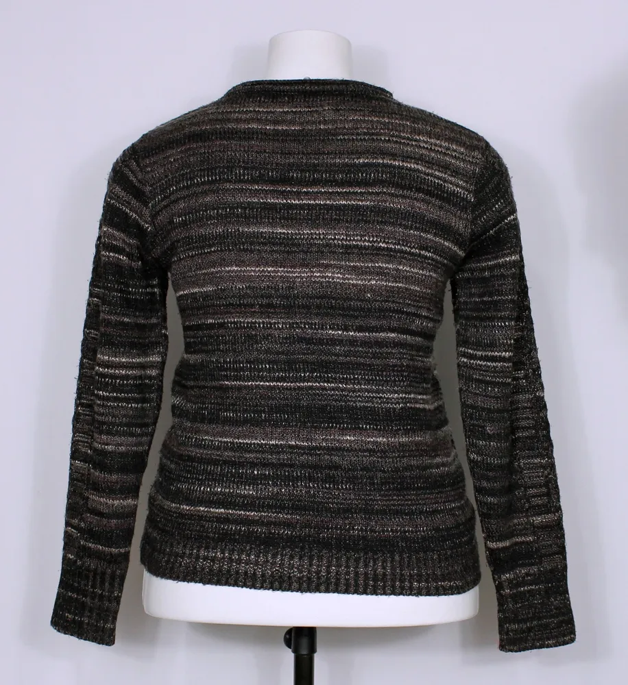 Blusa tricot lã inverno mesclado escuro - Ref. 5943