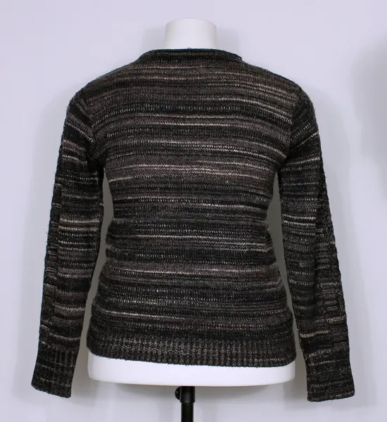 Blusa tricot lã inverno mesclado escuro - Ref. 5943