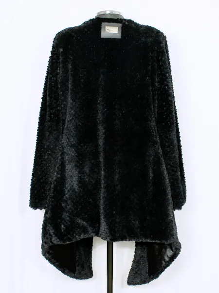 Casaco pelego pelo preto MFT Lança Perfume - ref. 6219