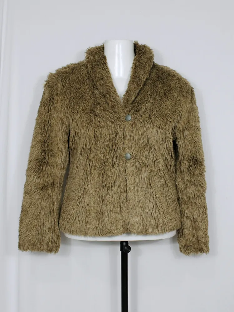 Casaco pelego peludo pelo fake vintage CGC - Ref. 6231