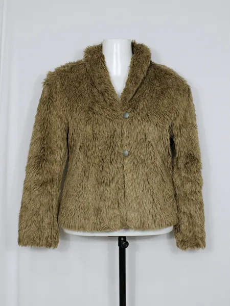 Casaco pelego peludo pelo fake vintage CGC - Ref. 6231