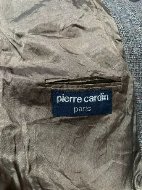 blazer lã batida marrom pierre cardin vintage cgc - ref 6220