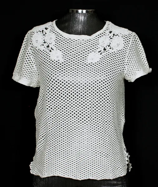 Blusa feminina arrastão branco Le Lis Blanc - Ref. 6003