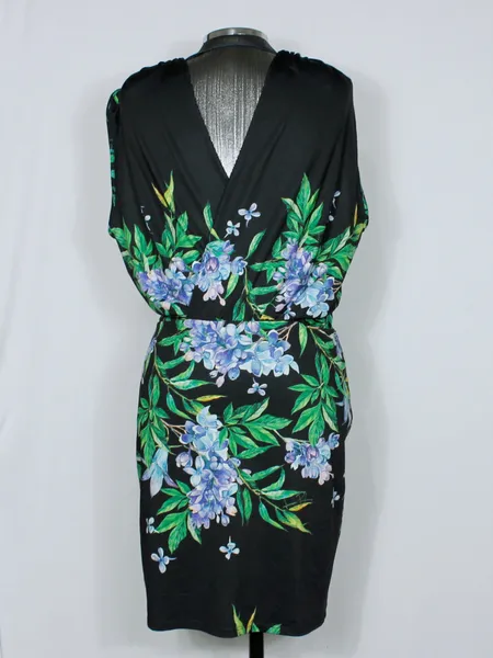 Vestido feminino Lança Perfume curto dark floral - ref. 6412