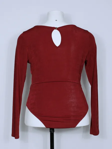 Body feminino plus size vermelho balada - Ref. 6357