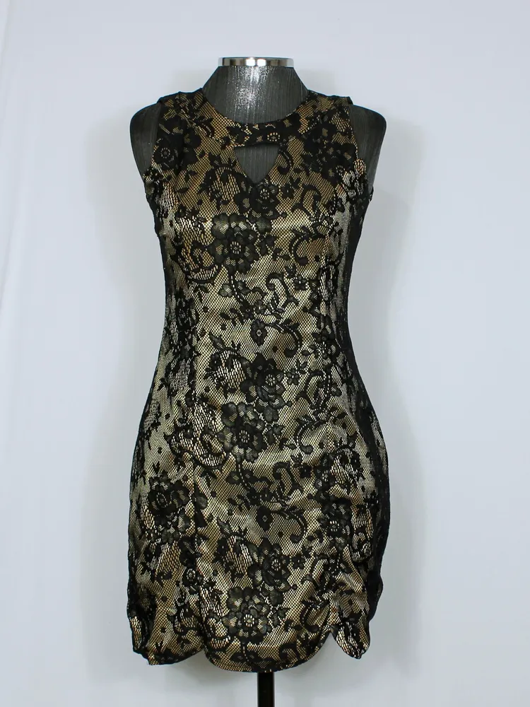Vestido balada festa renda mini - Ref. 6411