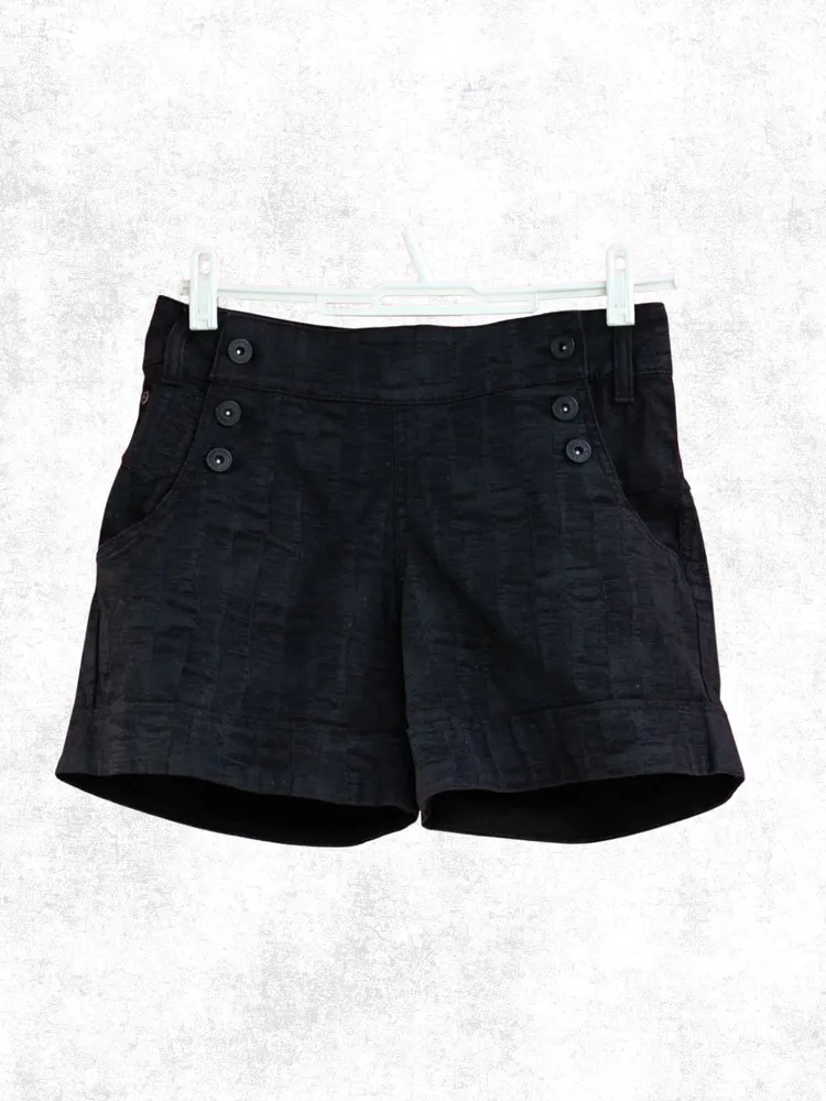 Short de sarja estilo cintura baixa Y2K - 6436