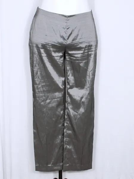 Calça social reta afunilada tafetá Y2K - Ref. 6313