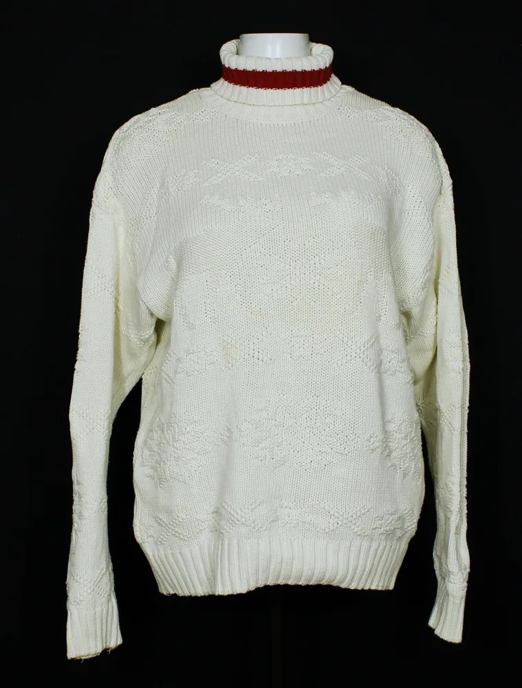 Blusa tricot lã cacharrel off white plus size - Ref. 4139