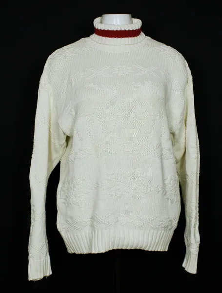 Blusa tricot lã cacharrel off white plus size - Ref. 4139