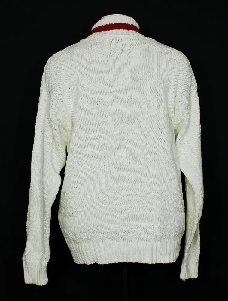 Blusa tricot lã cacharrel off white plus size - Ref. 4139