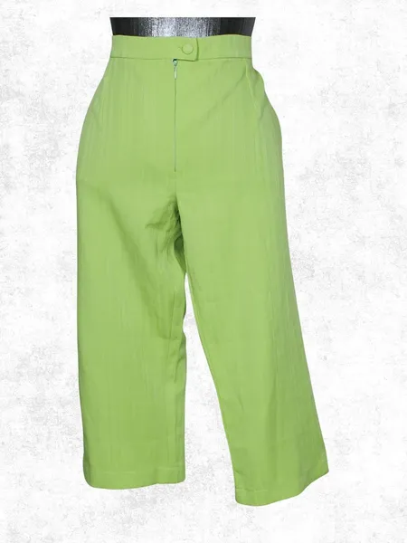 Calça social capri verde Ref. 5601
