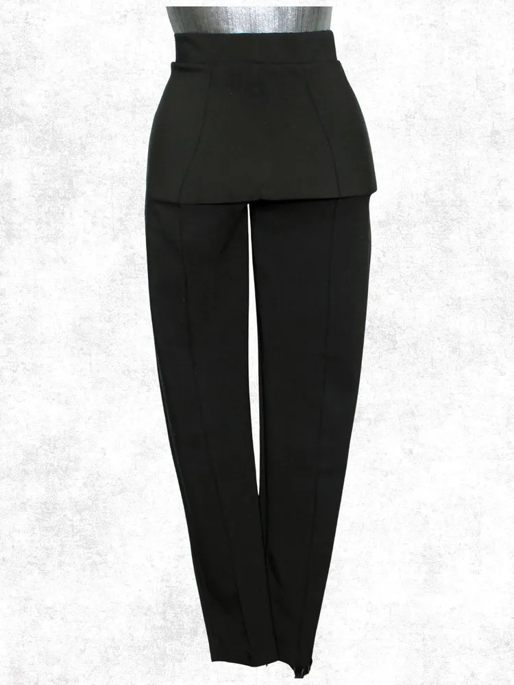 Calça social alfaiataria skinny preta- Ref. 2023