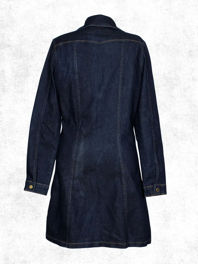 Vestido jeans feminino curto Lança Perfume capa - Ref. 5805